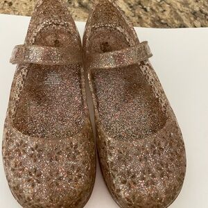 Old Navy light pink jellies with Sparkly Finish